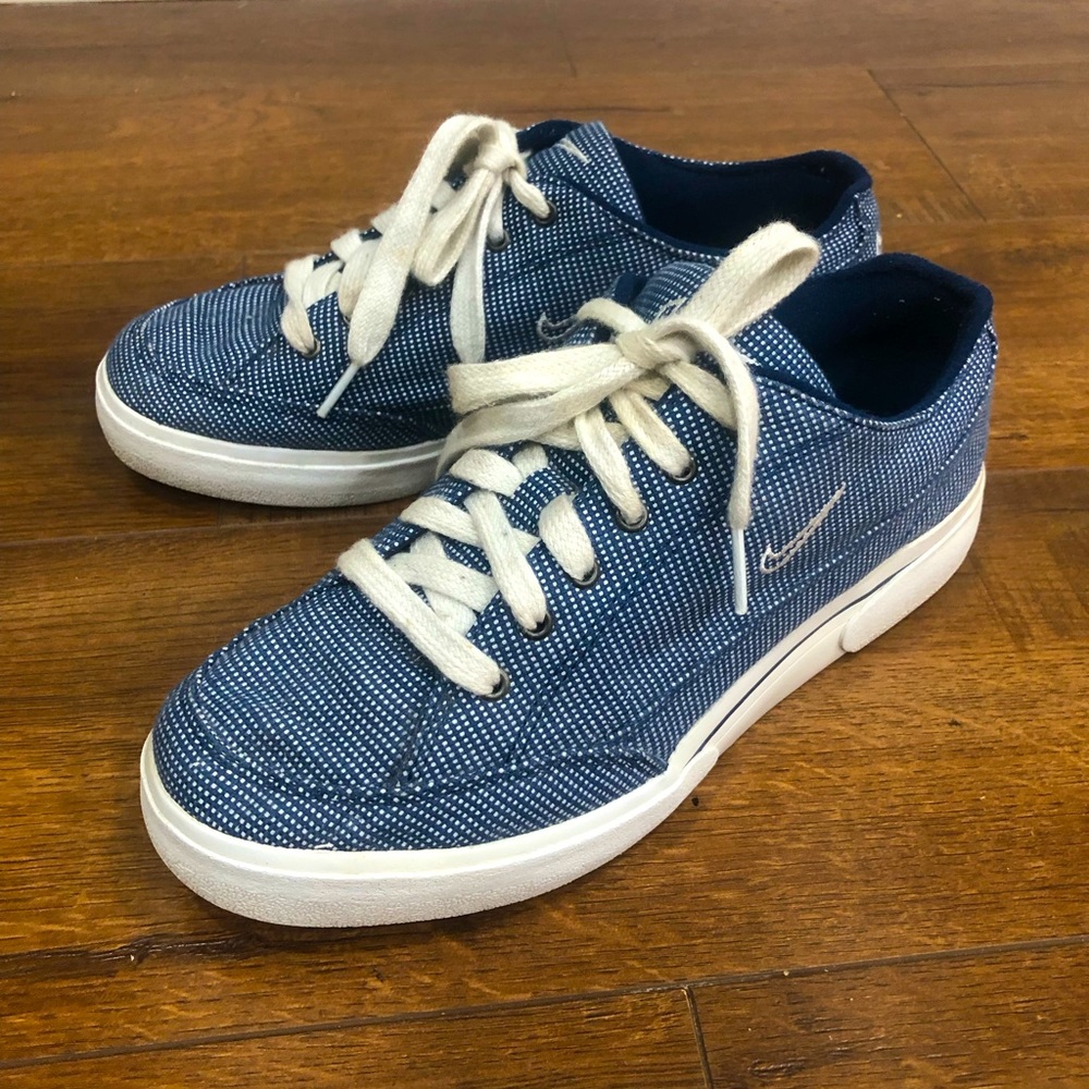 Women's Nike Vintage 90s Tennis Court GTS Canvas Sneakers US 7.5 UK 5 EUR 38.5